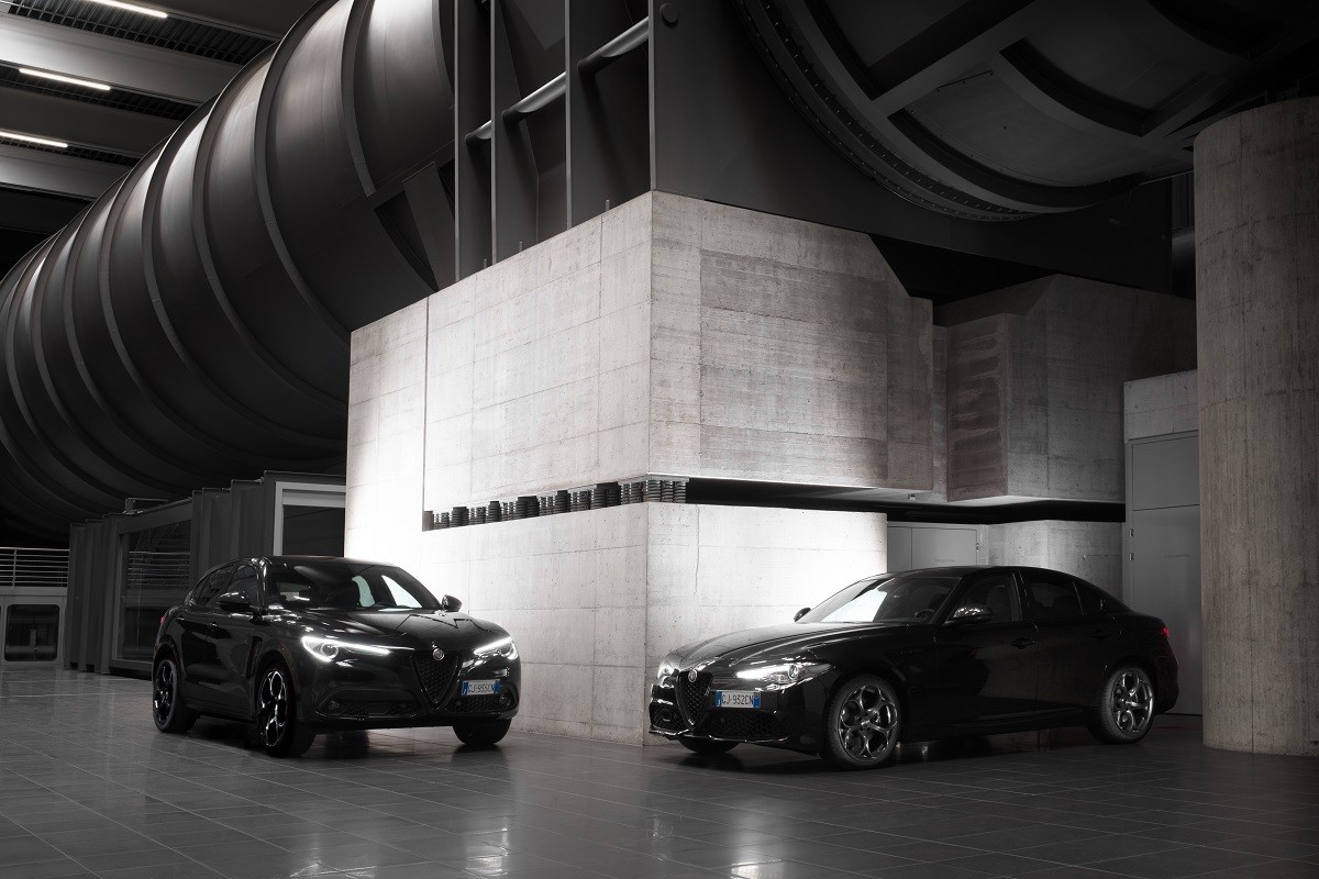 Alfa Romeo Stelvio i Giulia Estrema w siedzibie Saubera w Hinwil