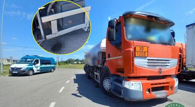 Kierowca cysterny znakował trasę. Inspektorzy ITD surowo go za to ukarali