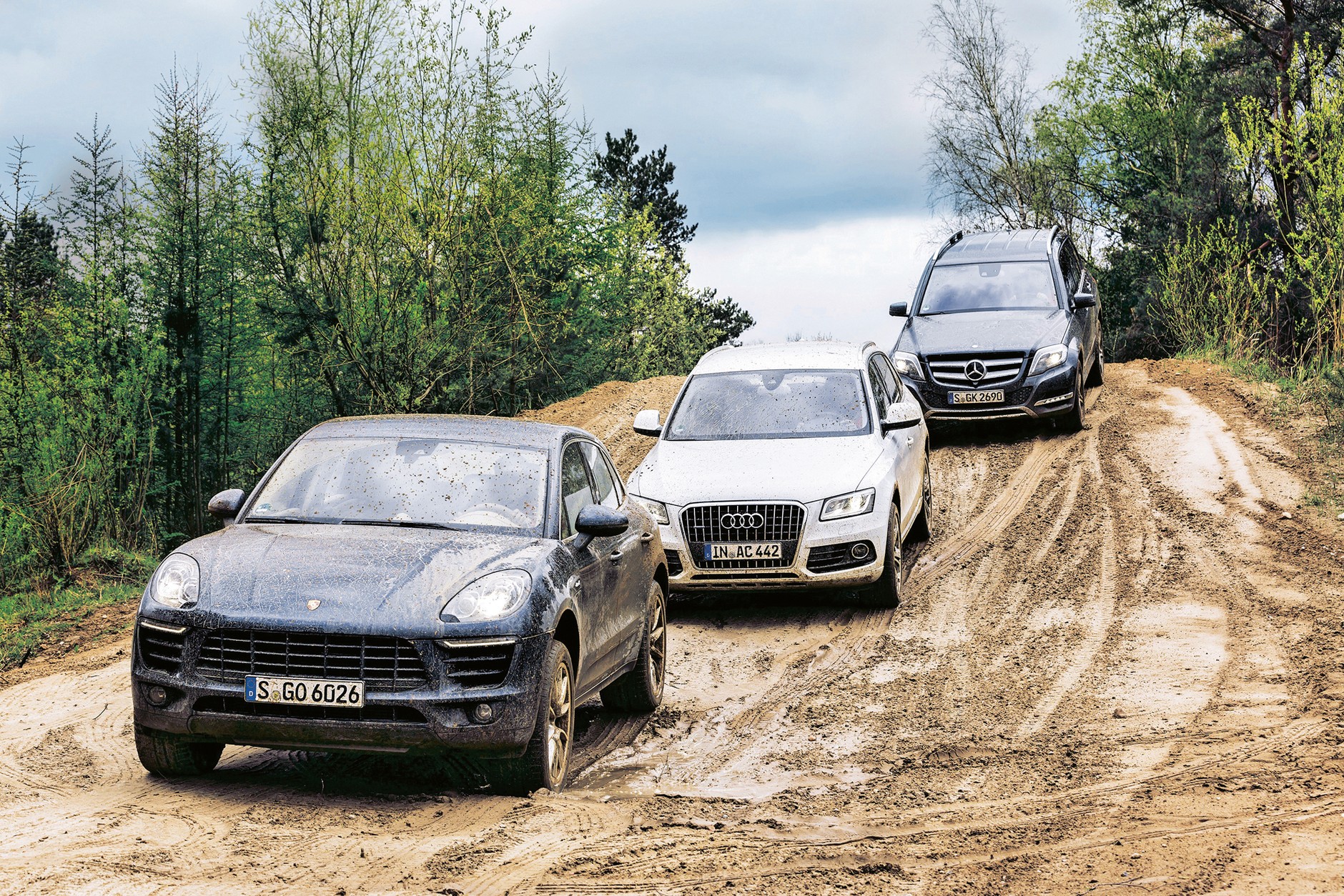 Porównanie: Audi Q5, Mercedes GLK, Porsche Macan