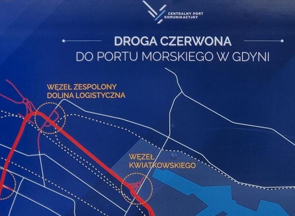 Droga Czerwona do portu morskiego w Gdyni. Ruszył pierwszy etap inwestycji