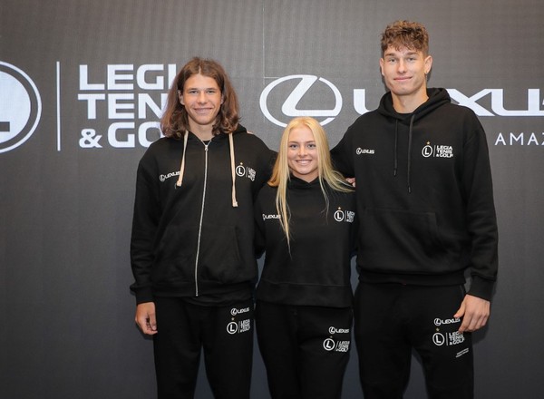 Lexus z Legią wspierają tenisistów. Rozpoczął się projekt Lexus Tennis Talents by Legia