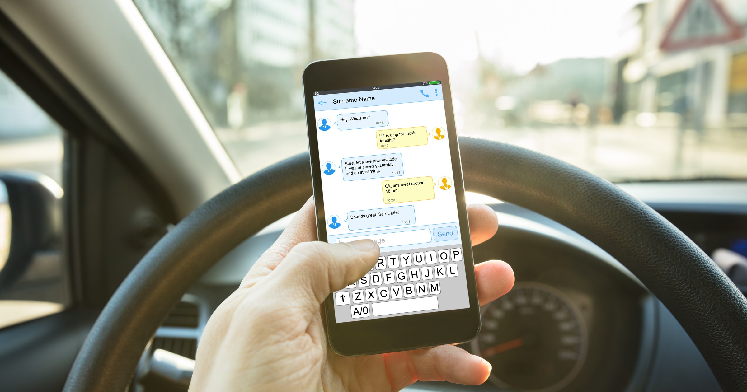 Telefon za kierownicą