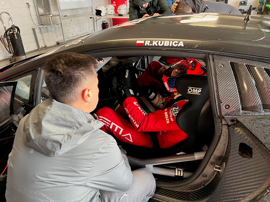 Co-driving z Robertem Kubicą na torze Silesia
