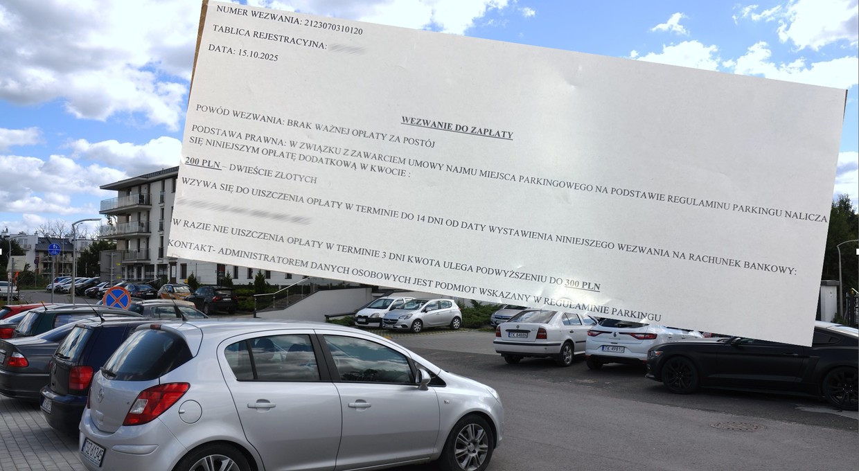 Znalazł za wycieraczką wezwanie do zapłaty. Coś mu się nie spodobało