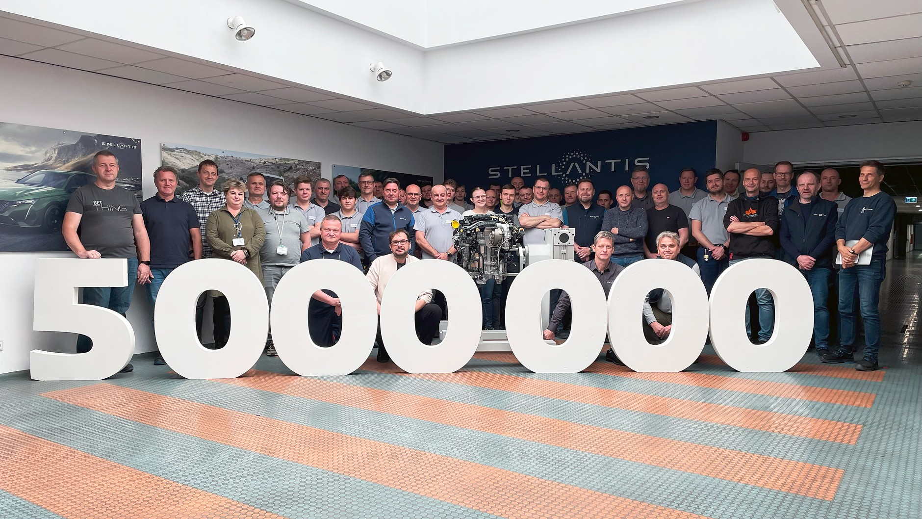 Silnik numer 5 000 000 z fabryki w Tychach