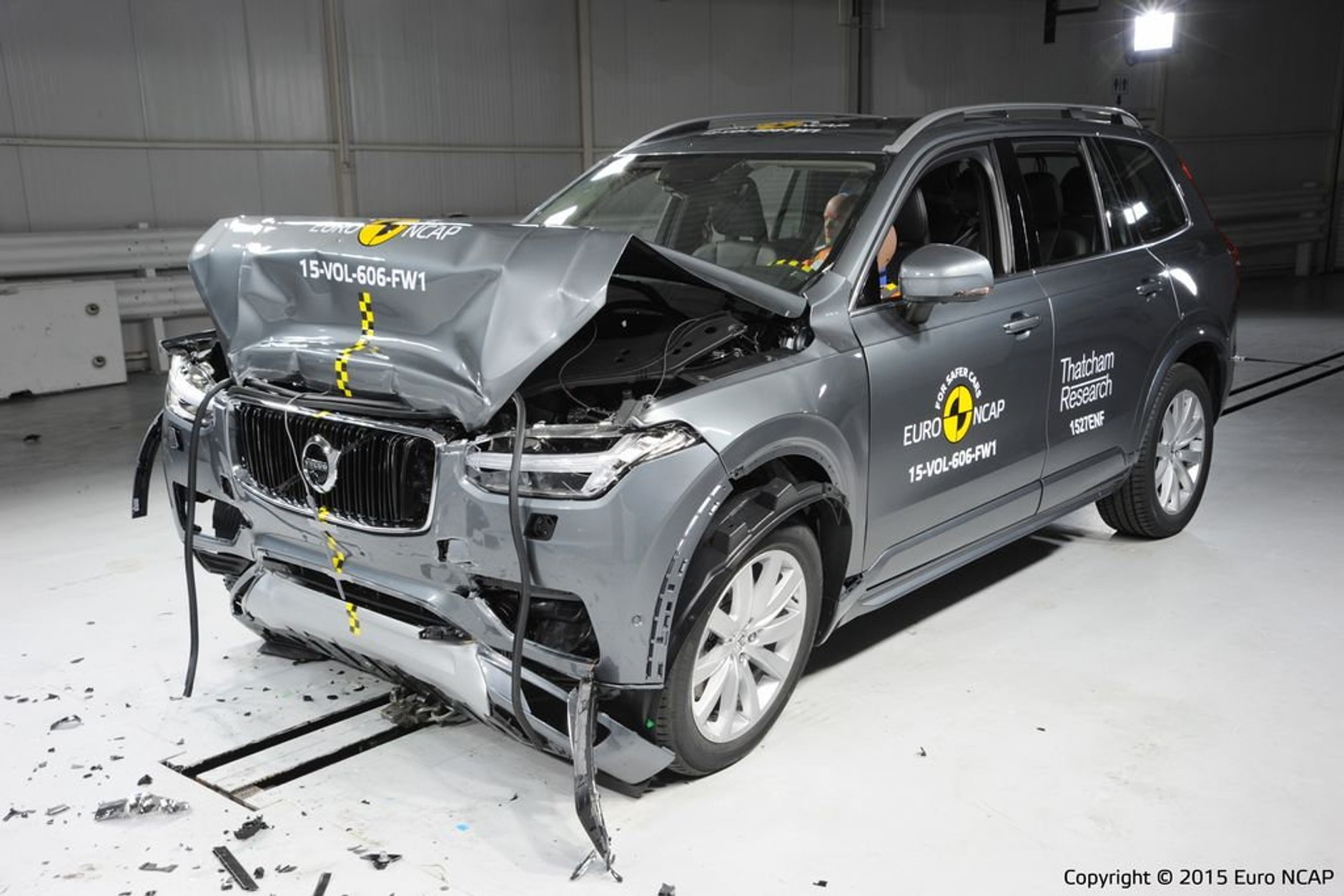 Volvo XC90 - pięć gwiazdek w teście EuroNCAP