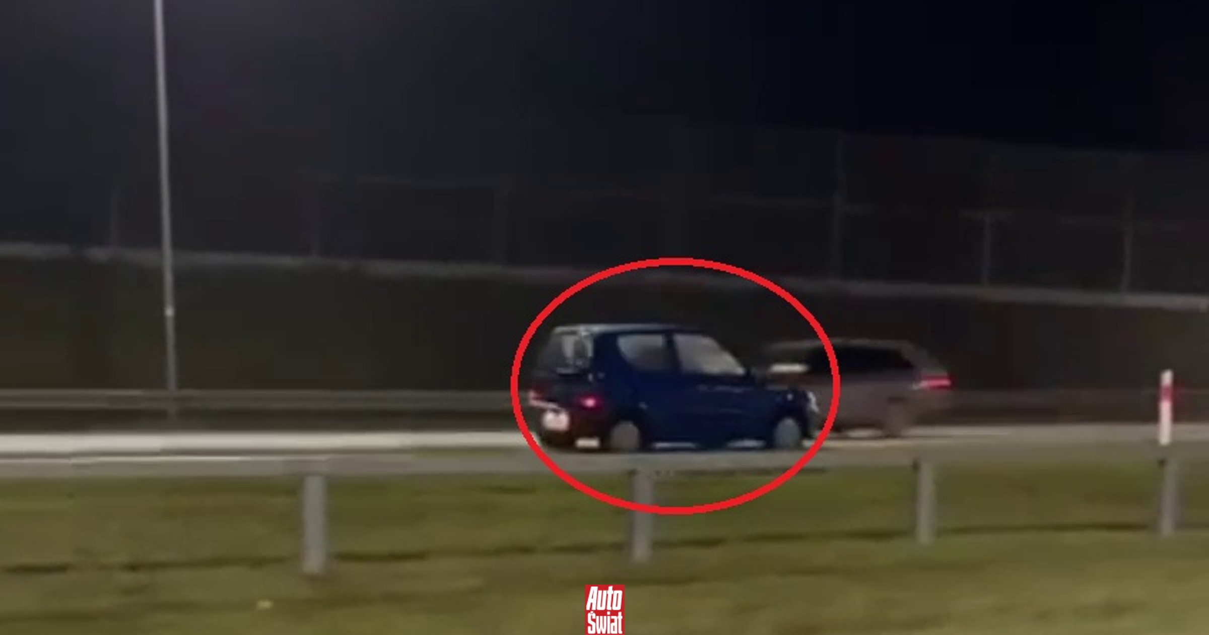 76-latka zgubiła się na trasie S7. Przez 70 km jechała po niewłaściwej jezdni