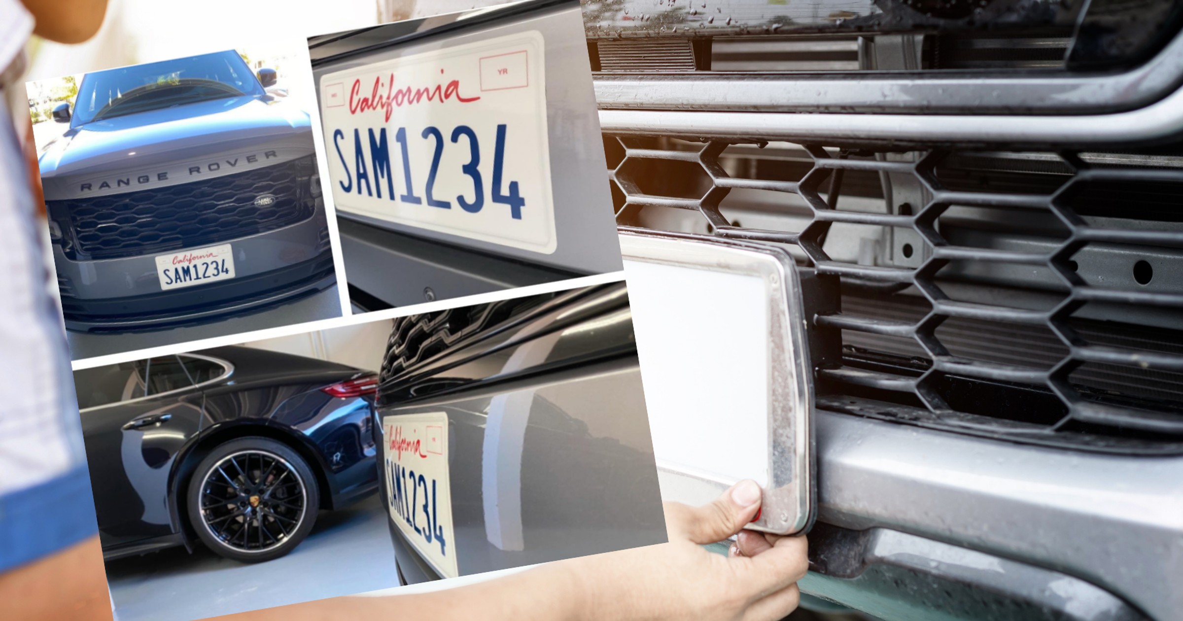 Naklejki zastąpią tablice rejestracyjne? (Fot. License Plate Wrap)