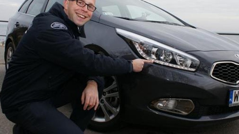 Łukasz Dubiela i Kia cee'd SW 1.6 GDI - Kombi dla aktywnych