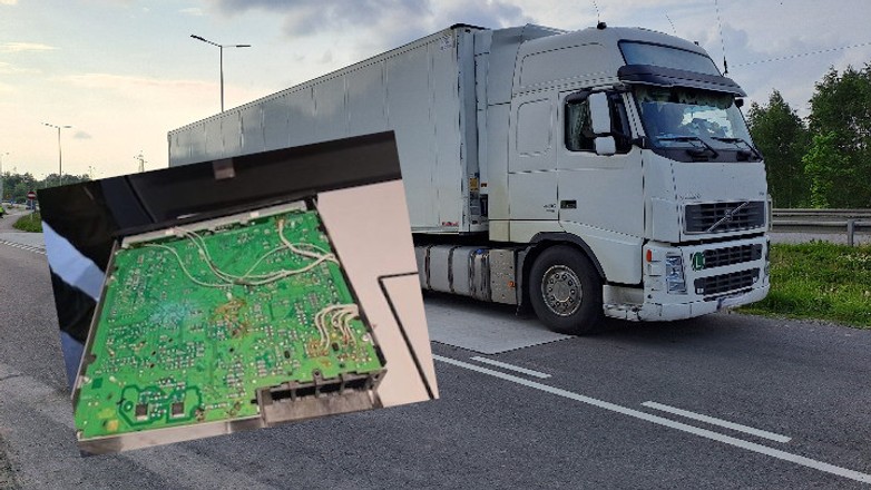 Tachograf z wyłącznikiem