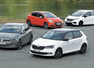 Honda Jazz kontra Peugeot 208, Skoda Fabia i VW Polo - małe, ale z pazurem