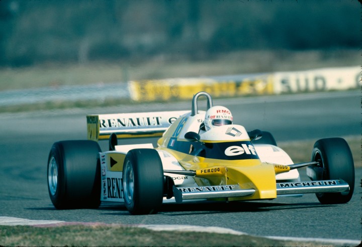 Bolidy Formuły 1 Renault podczas Classic Days