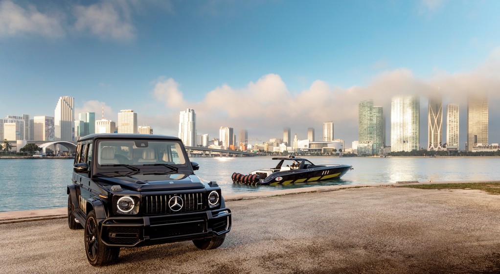 Luksusowa łódź Tirranna AMG Edition i  Mercedes-AMG G63 Cigarette Edition