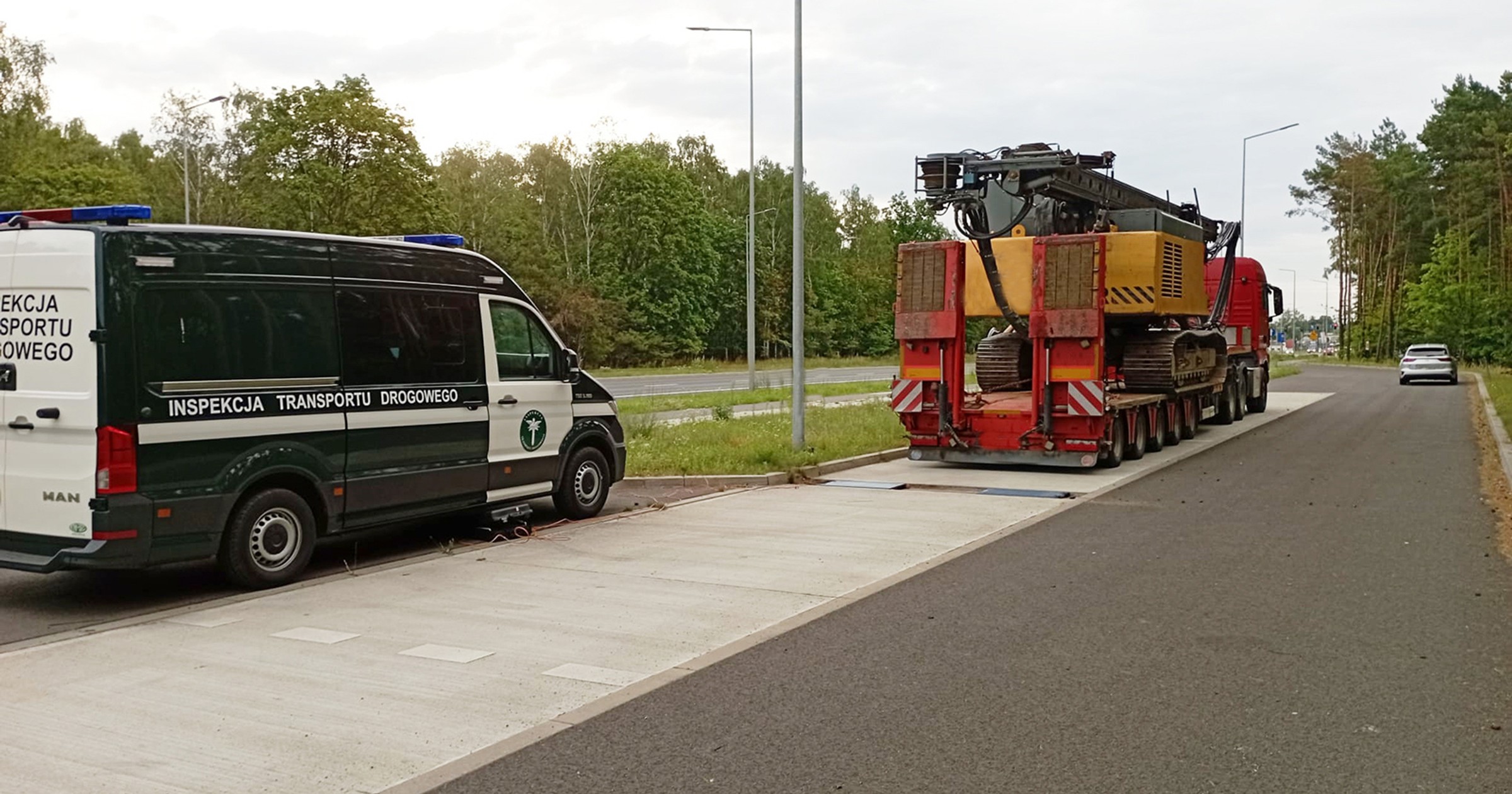 Kontrolerzy ITD zważyli zestaw i musieli wstrzymać transport