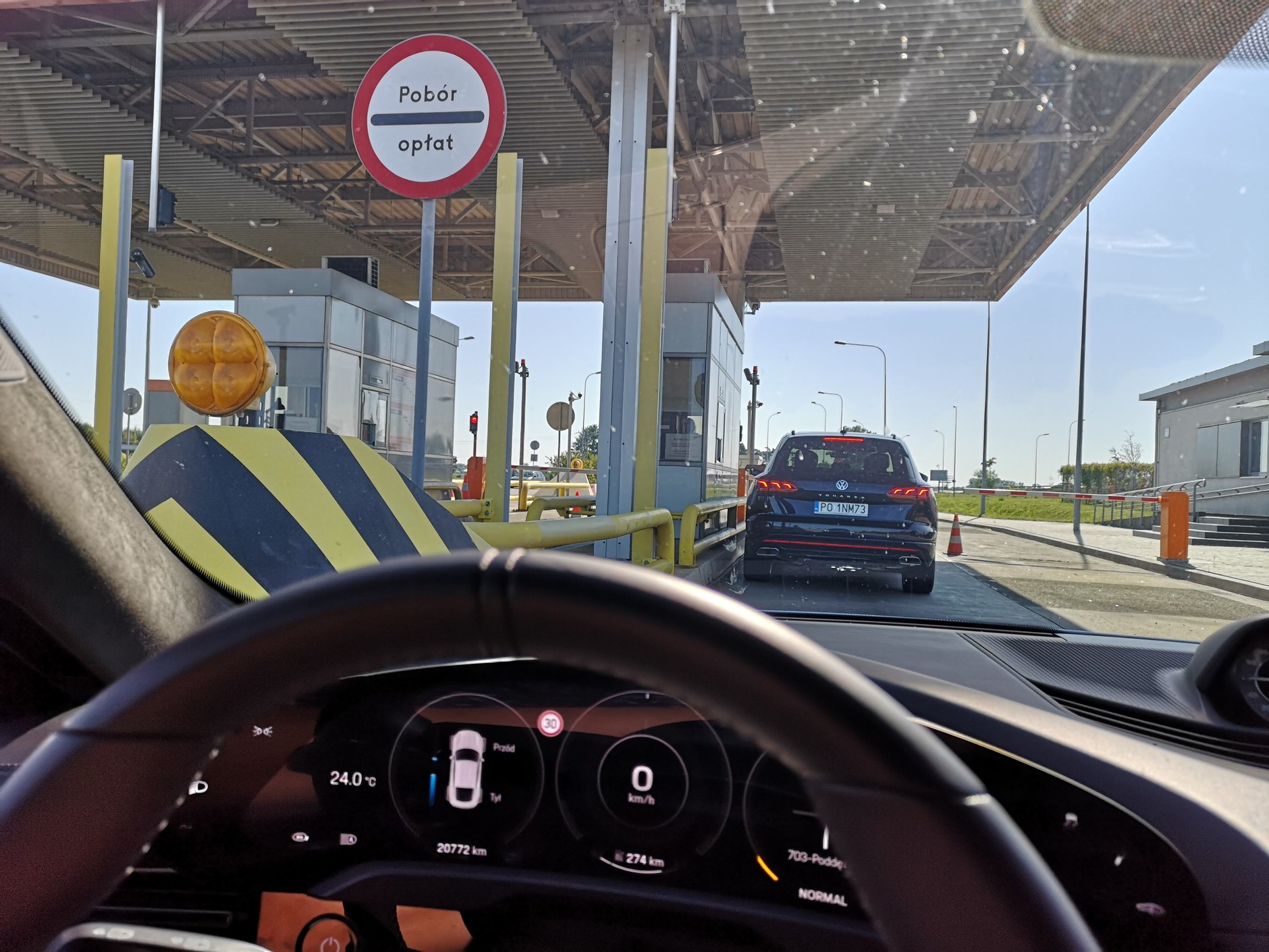 Pobór opłat na autostradzie