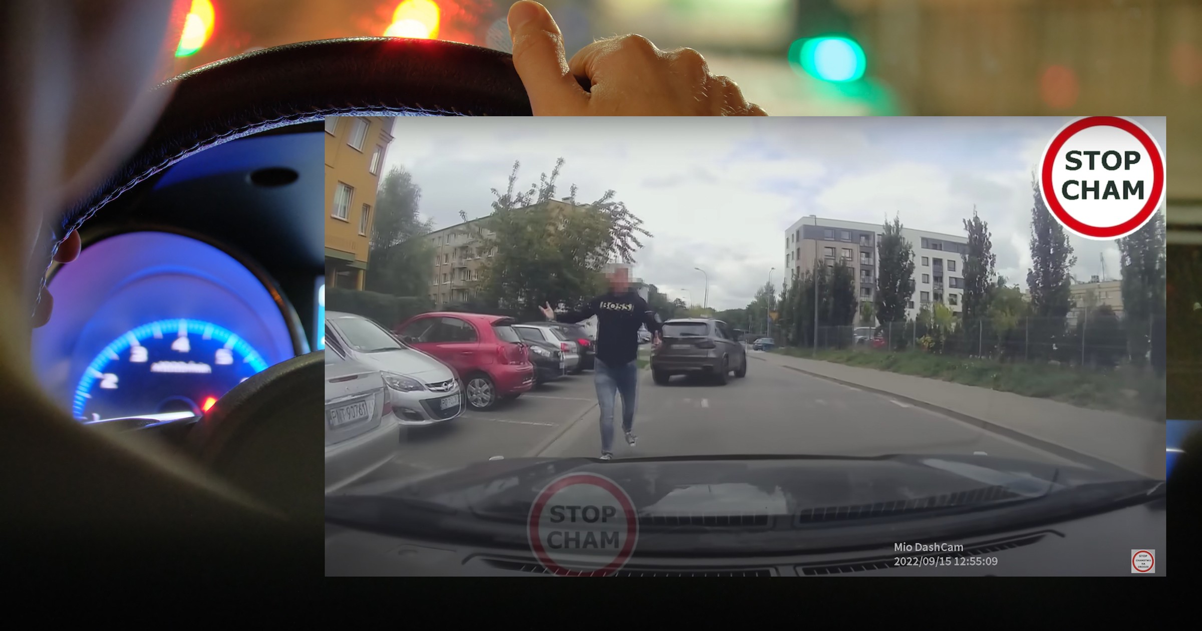 Agresywny kierowca BMW chciał konfrontacji