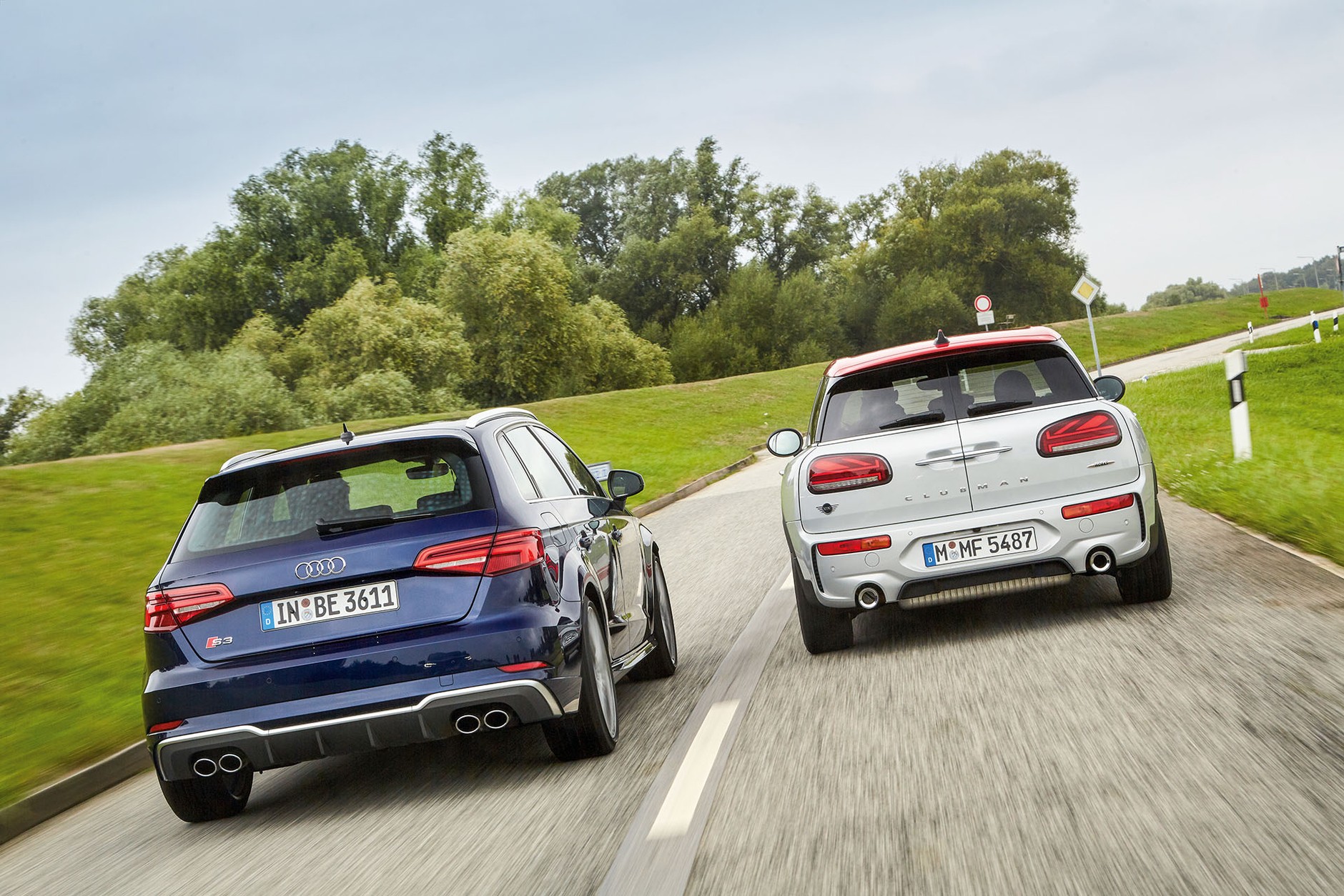 Audi S3 Sportback kontra Mini JCW Clubman - stylowe zabawki