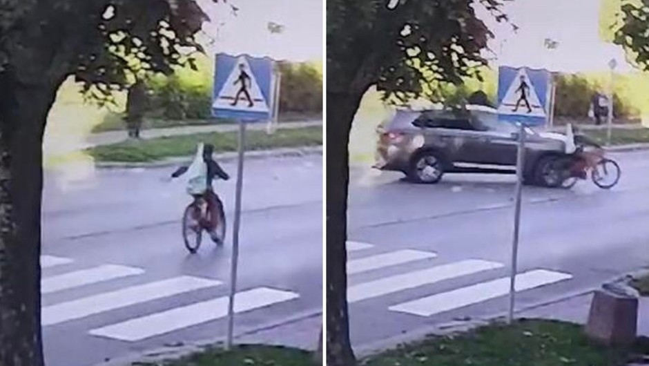 Na nagraniu widać, co robił 12-latek przed skrzyżowaniem