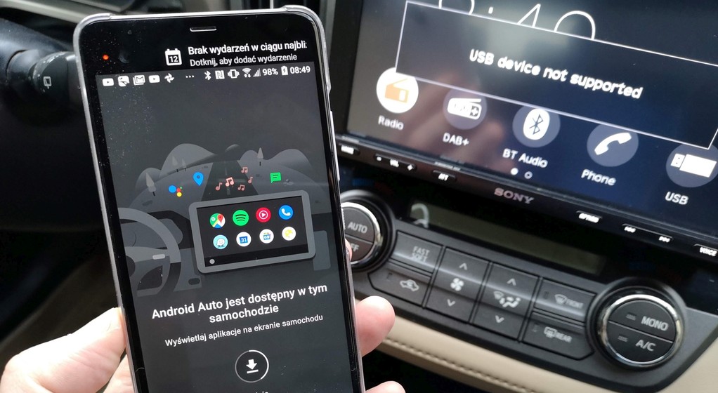 Konfiguracja Android Auto