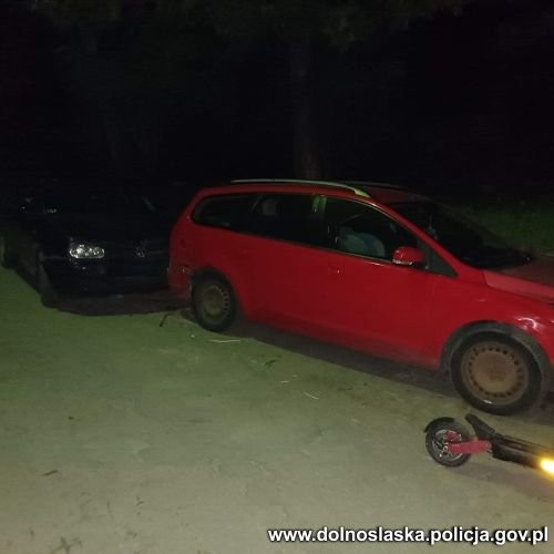 Pijany 60-latek podczas ucieczki uderzył w auto, w którym znajdowało się 13-miesięczne dziecko