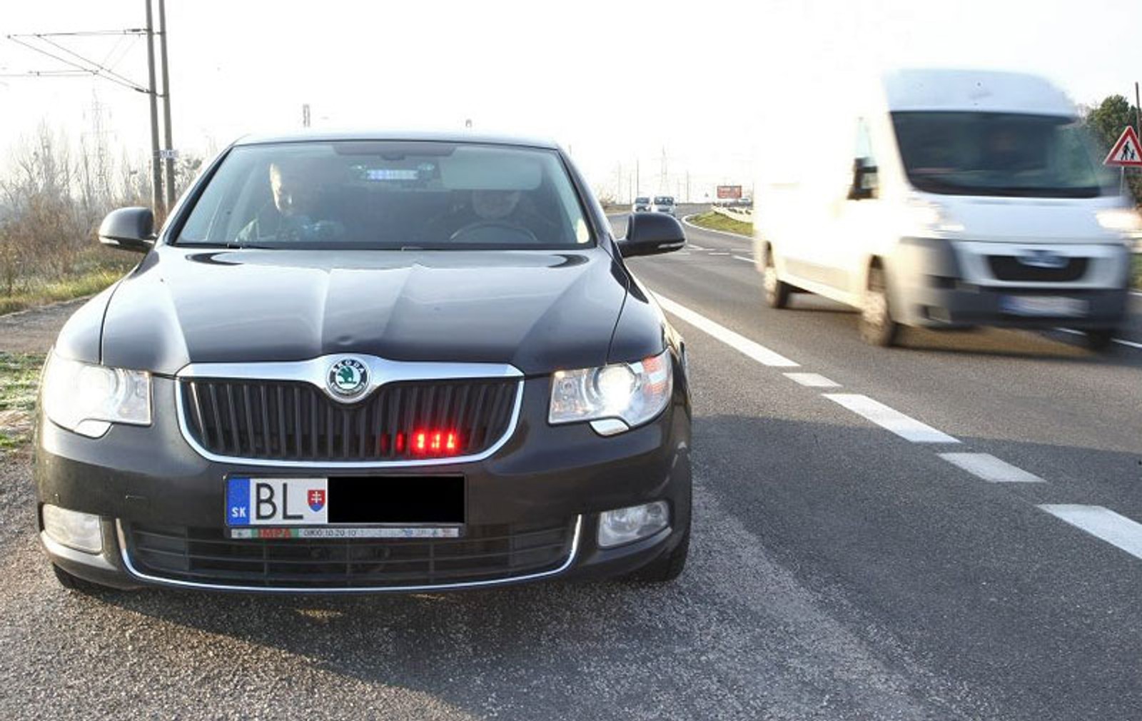 Nieoznakowane pojazdy słowackiej policji