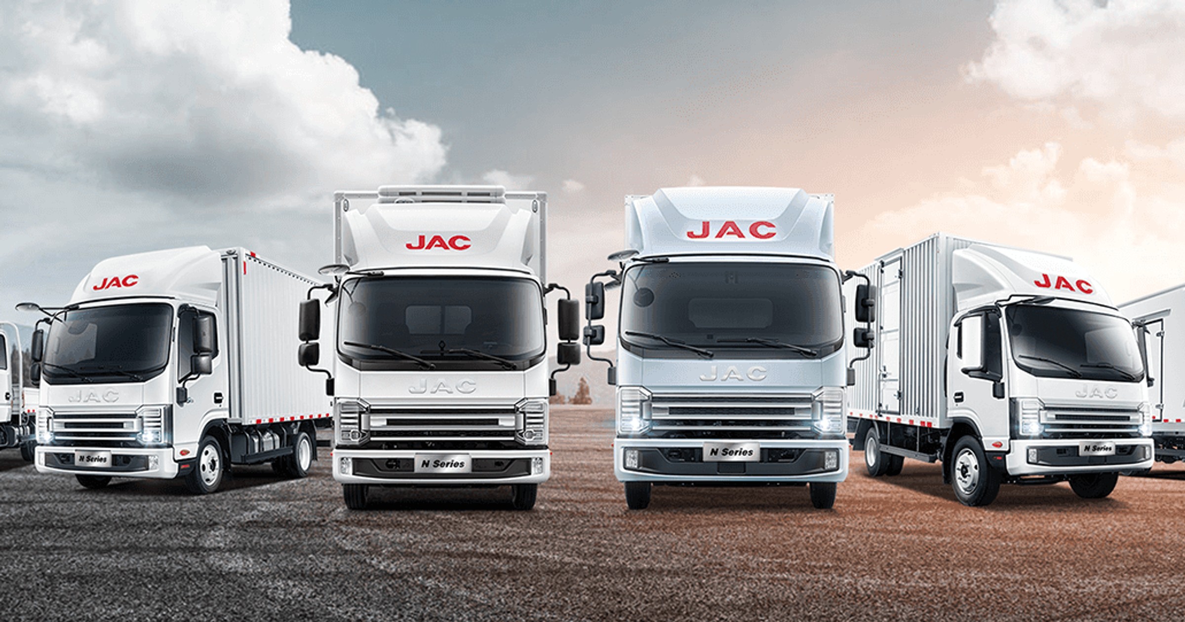 Lekkie ciężarówki chińskiej marki JAC