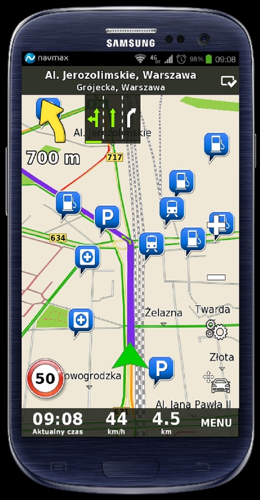 Navmax z mapami świata