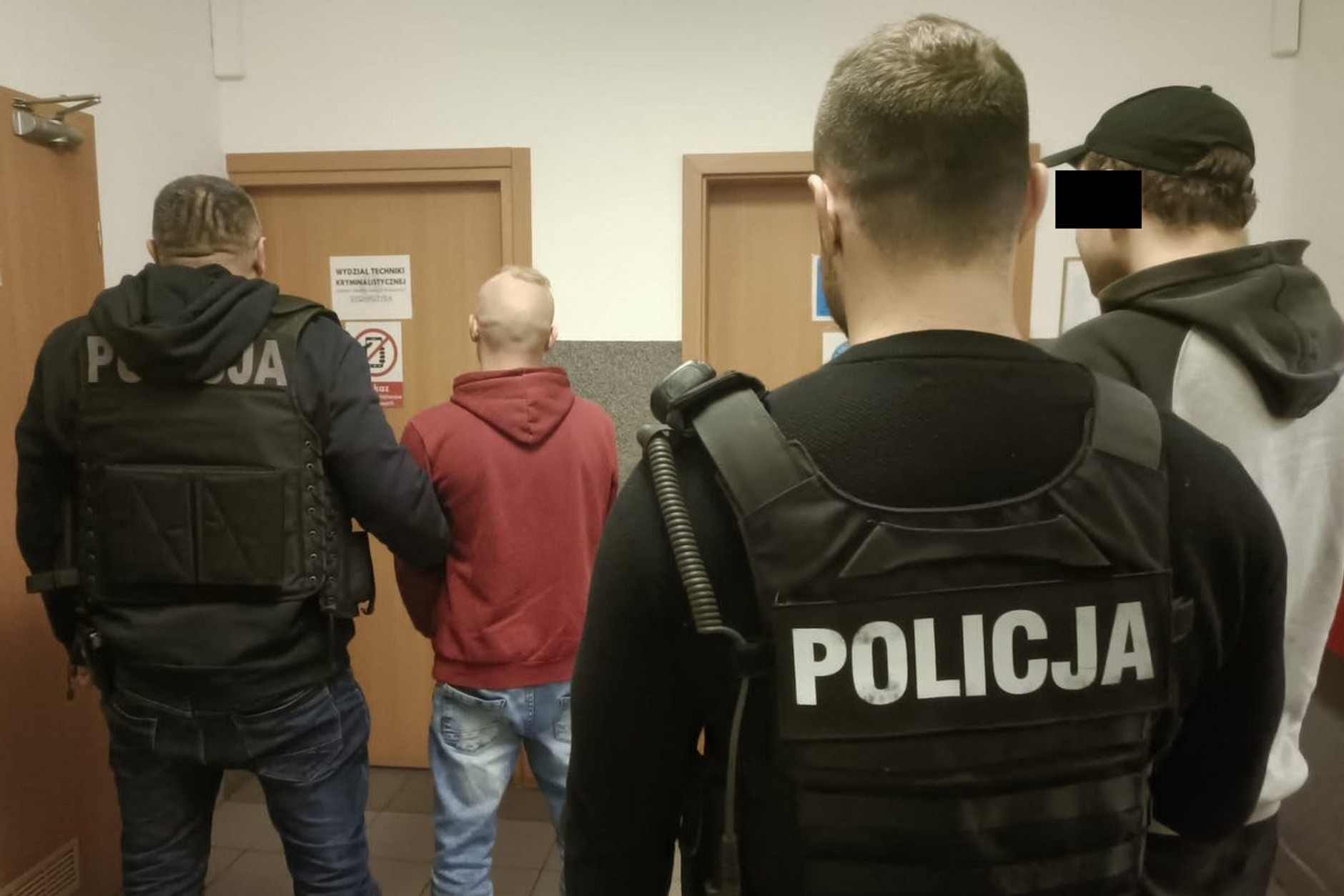 Policja szybko zatrzymała podejrzanych mężczyzn
