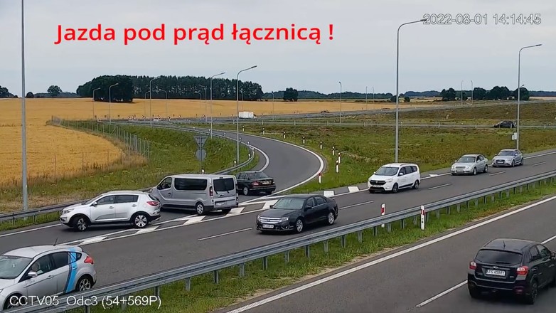 Po wypadku na drodze ekspresowej S6 wielu kierowców zdecydowało się na jazdę niezgodną z przepisami ruchu drogowego