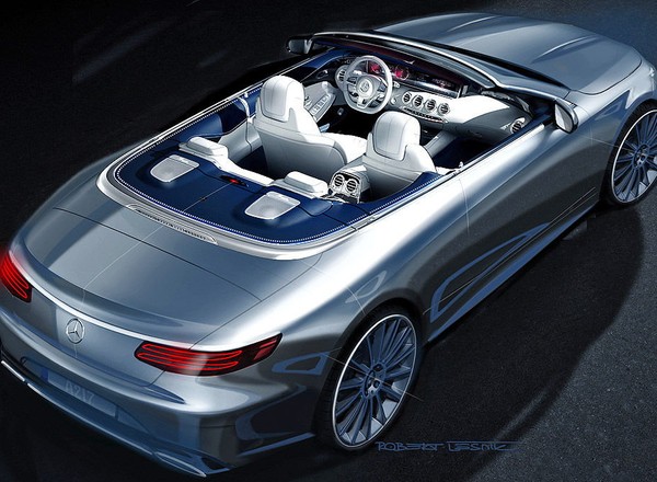Mercedes klasy S cabrio