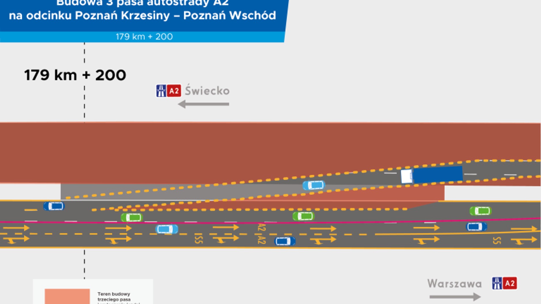 Rozbudowa A2, utrudnienia od 07.10.2024