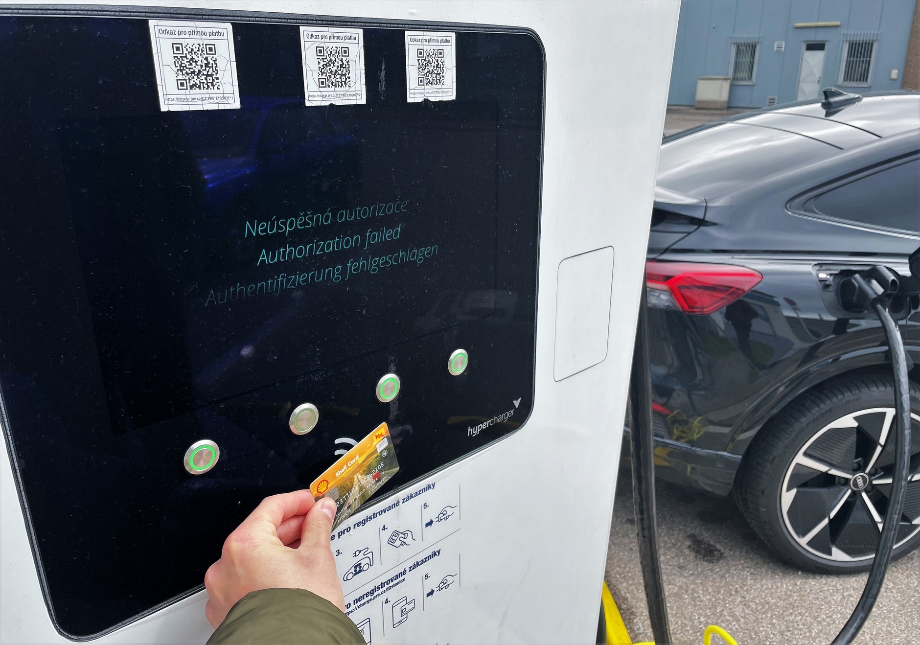 Błąd podczas autoryzacji ładowania. Wina operatora?