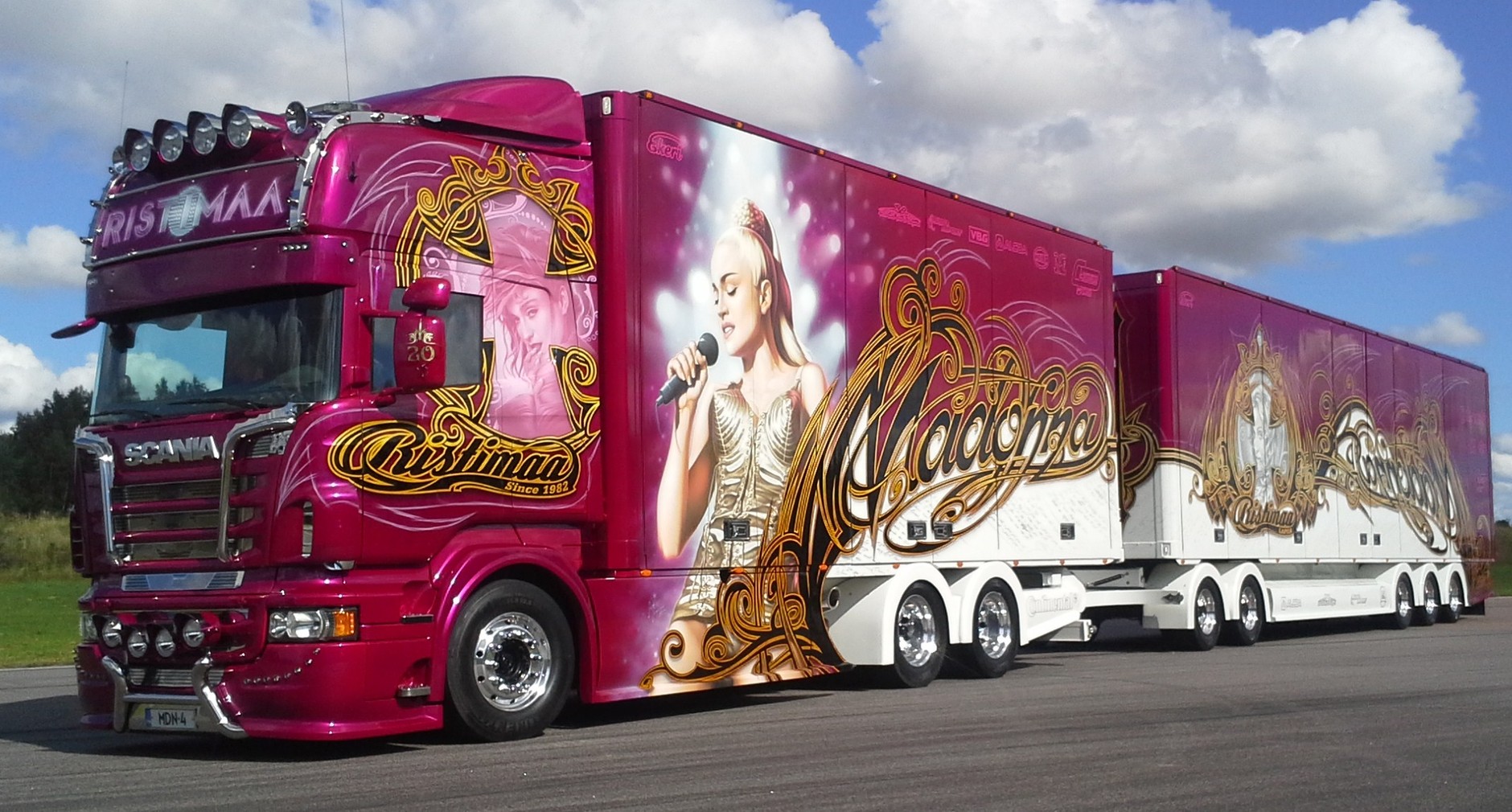 Madonna na zlocie trucków