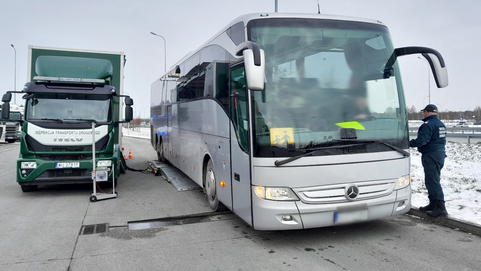 Kontrola ITD w ramach akcji "Bezpieczny autokar — Ferie 2025"