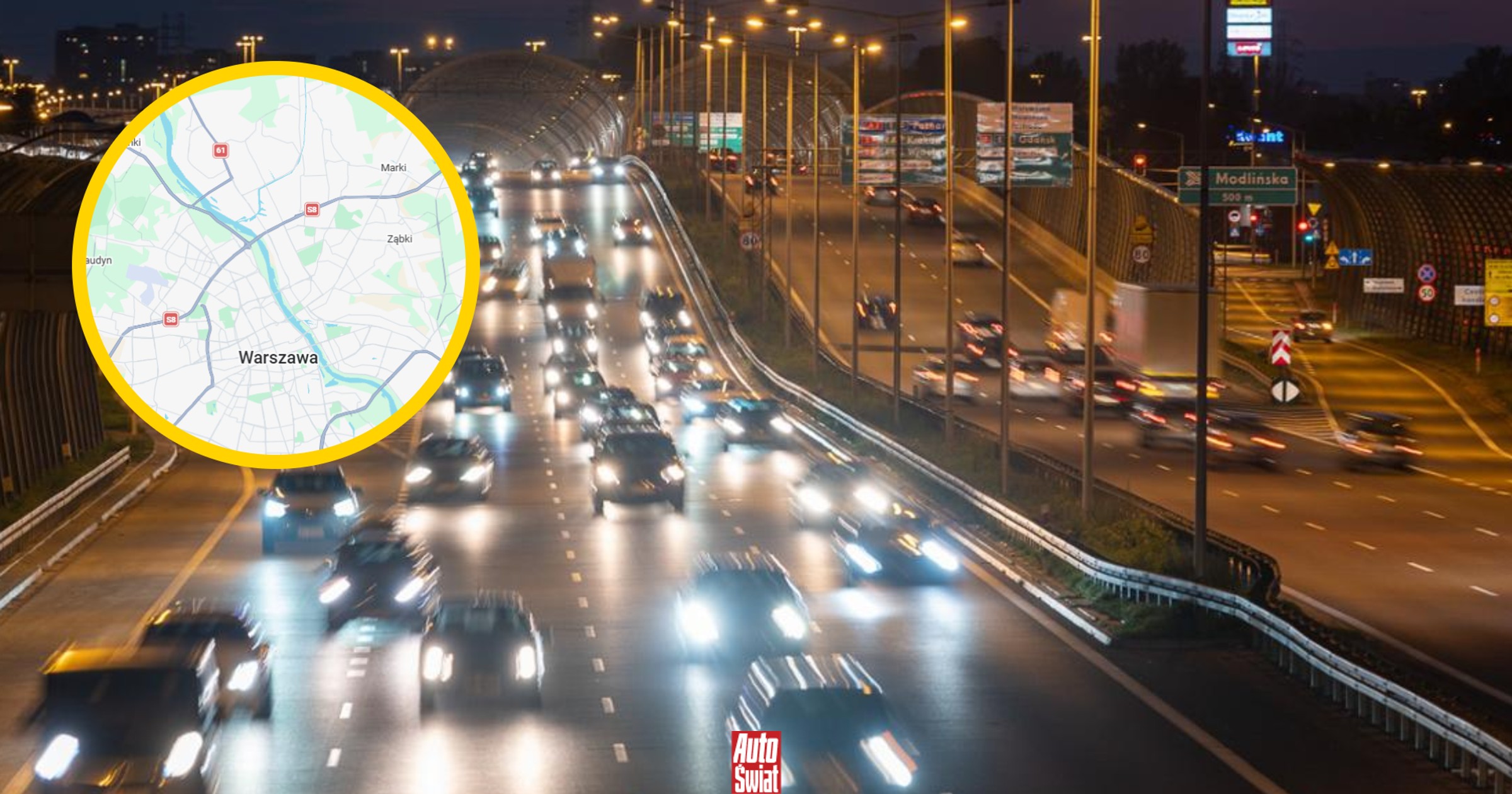 Rusza remont S8 w Warszawie. Będzie więcej pasów