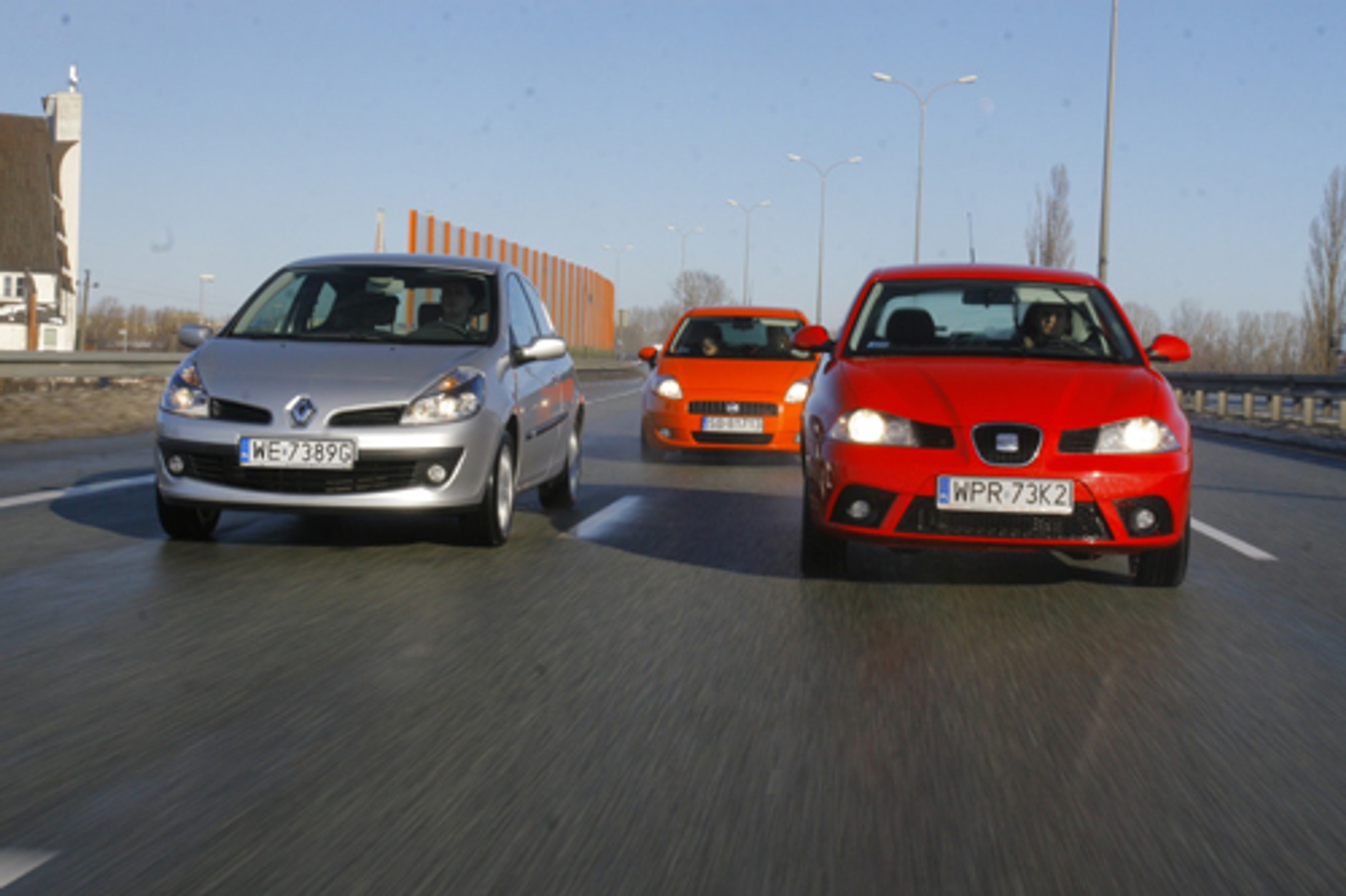 Fiat Grande Punto, Seat Ibiza, Renault Clio - Miejscy sprinterzy