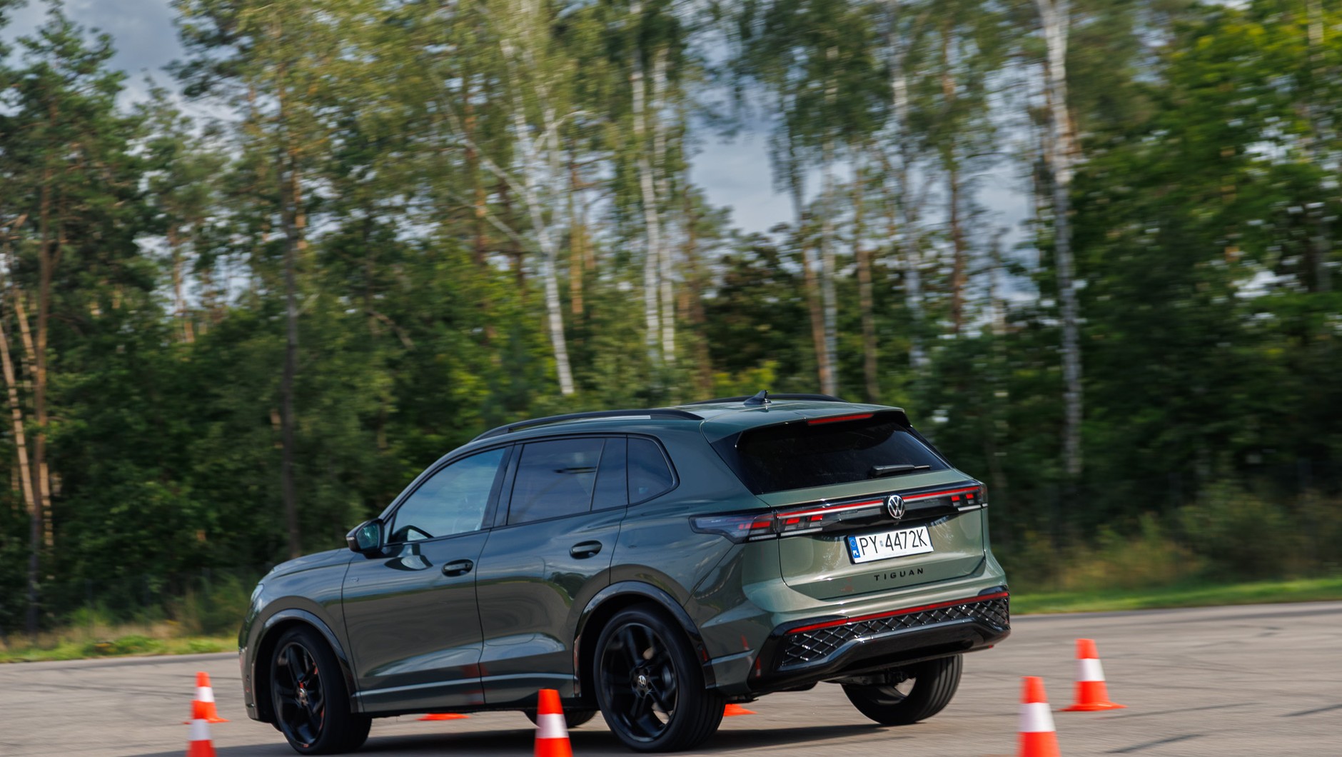Volkswagen Tiguan to drugie auto, którym podjęto próbę zaliczenia testu łosia przy prędkości 80 km na godz.