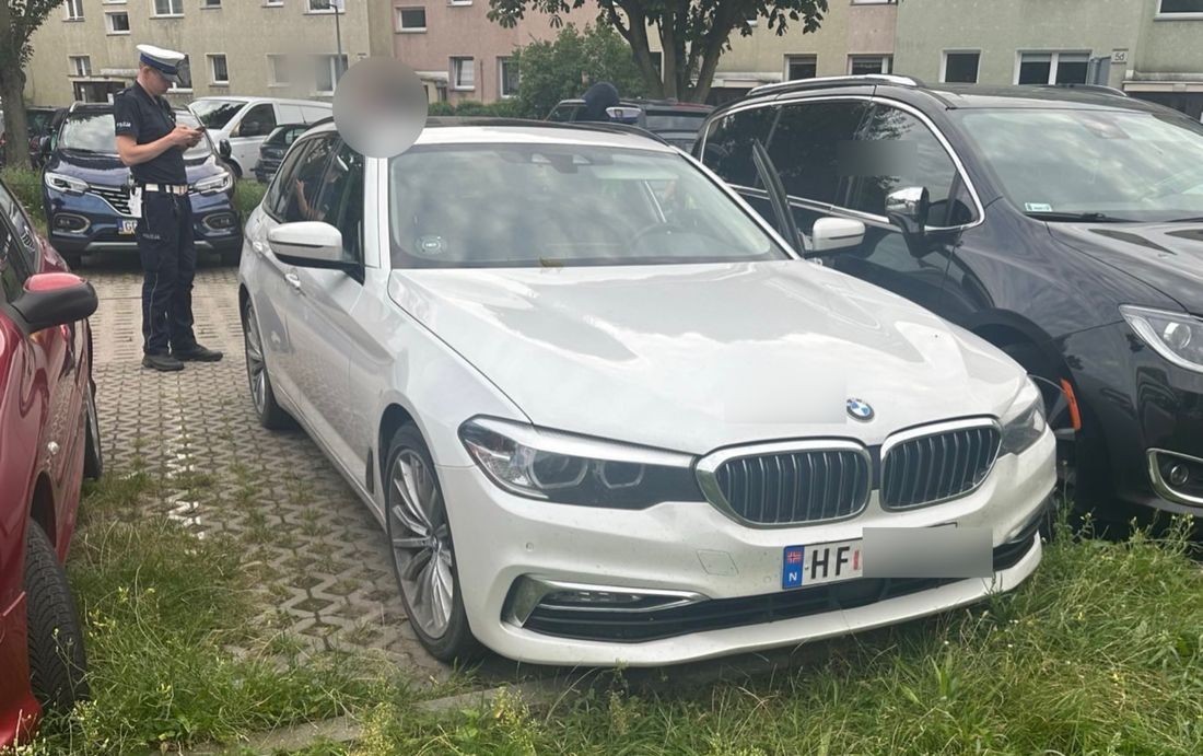 Zatrzymane BMW
