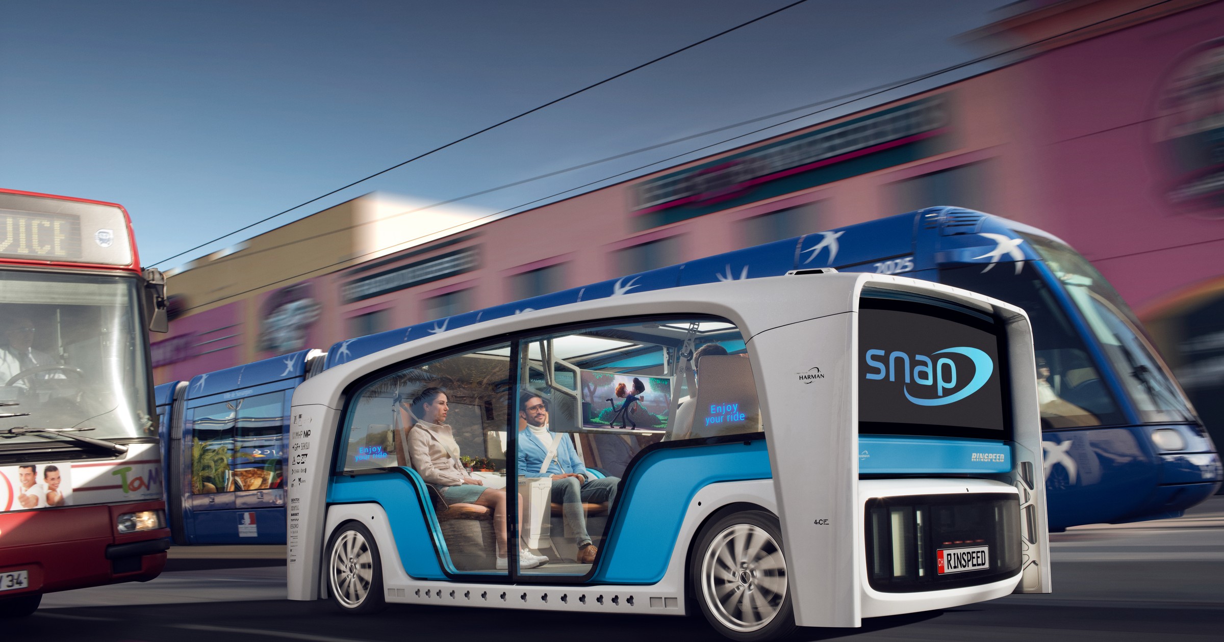 Rinspeed Snap. Koncept pojazdu autonomicznego. Premiera w Las Vegas podczas targów CES 2018