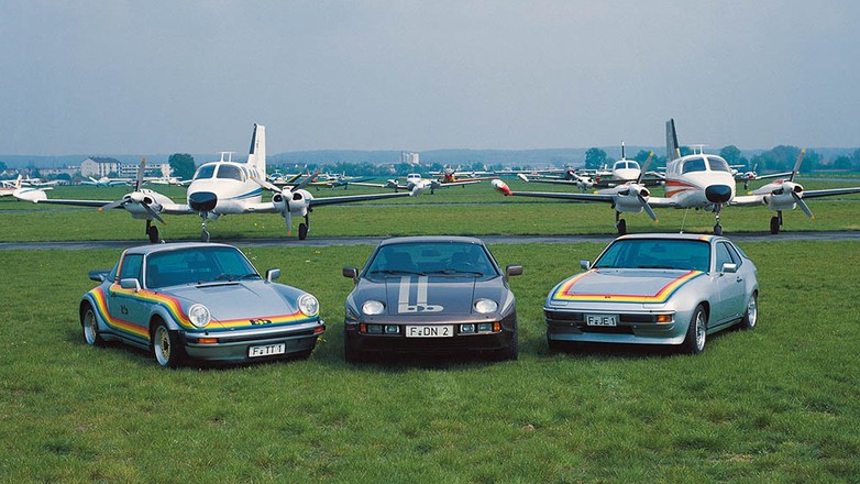 Porsche 911 Turbo Targa – w kolorach tęczy