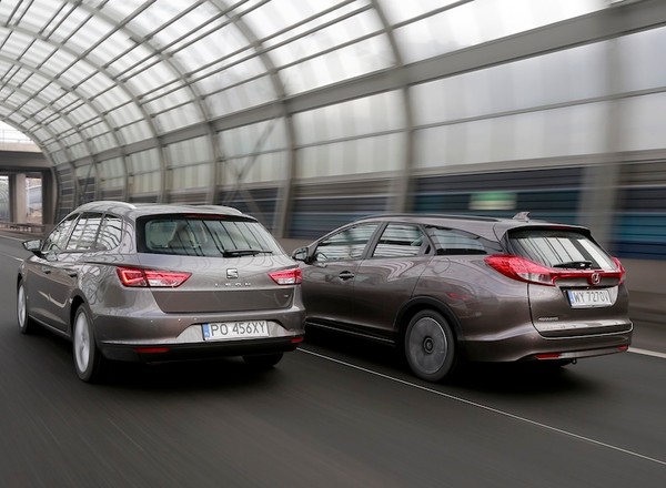 Honda Civic kontra Seat Leon | Test kombi
