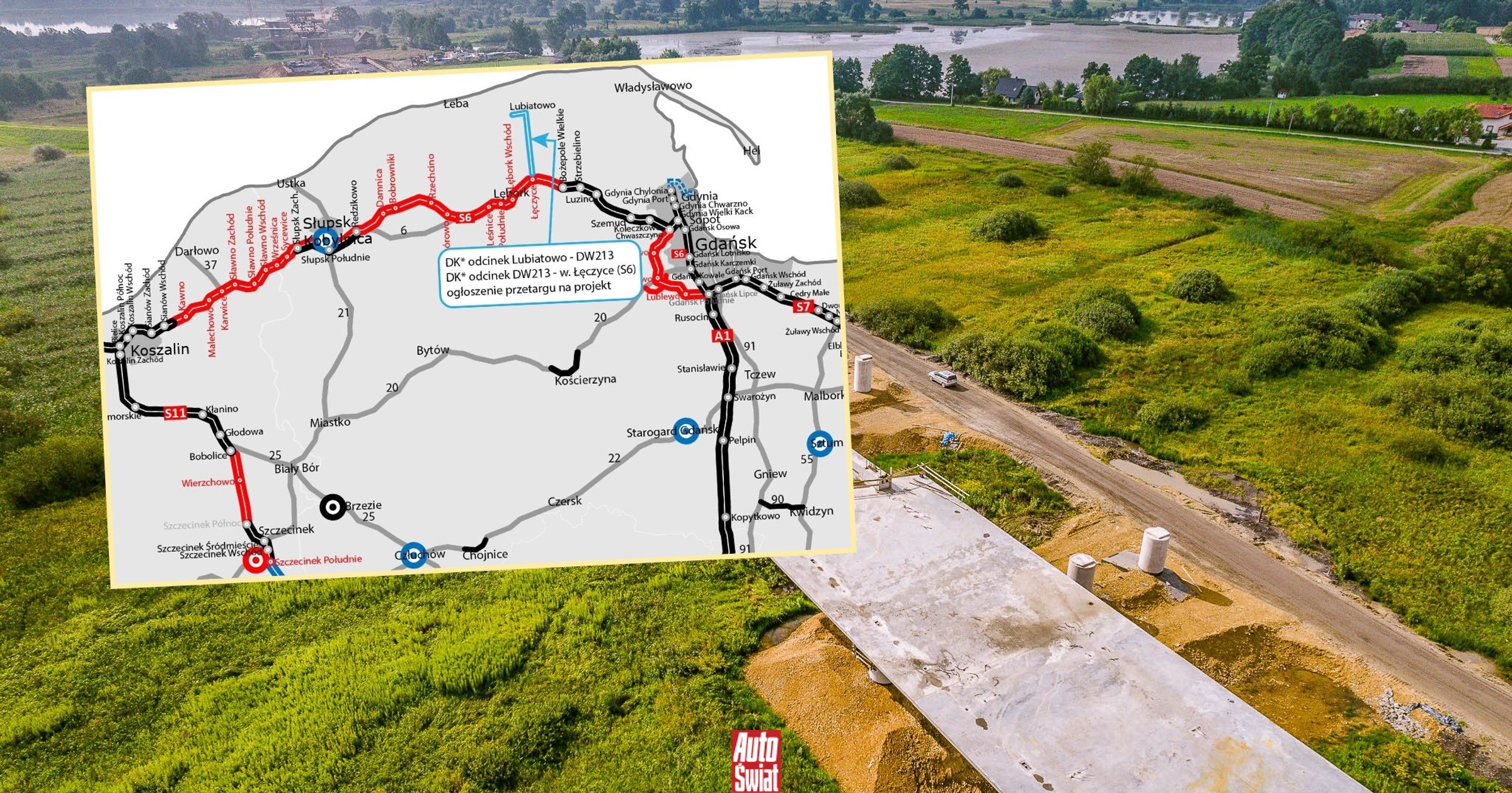 W Polsce powstaje zupełnie nowa droga na północ do S6. Do elektrowni, której jeszcze nie mamy