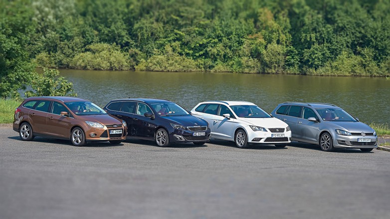 Ford Focus, Peugeot 308, Seat Leon i Volkswagen Golf – porównanie kompaktowych kombi