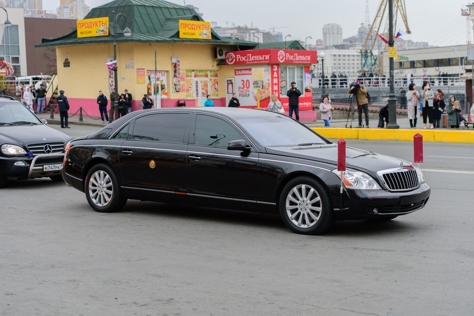 Maybach Kima podczas jego wizyty w Rosji w 2019 r.