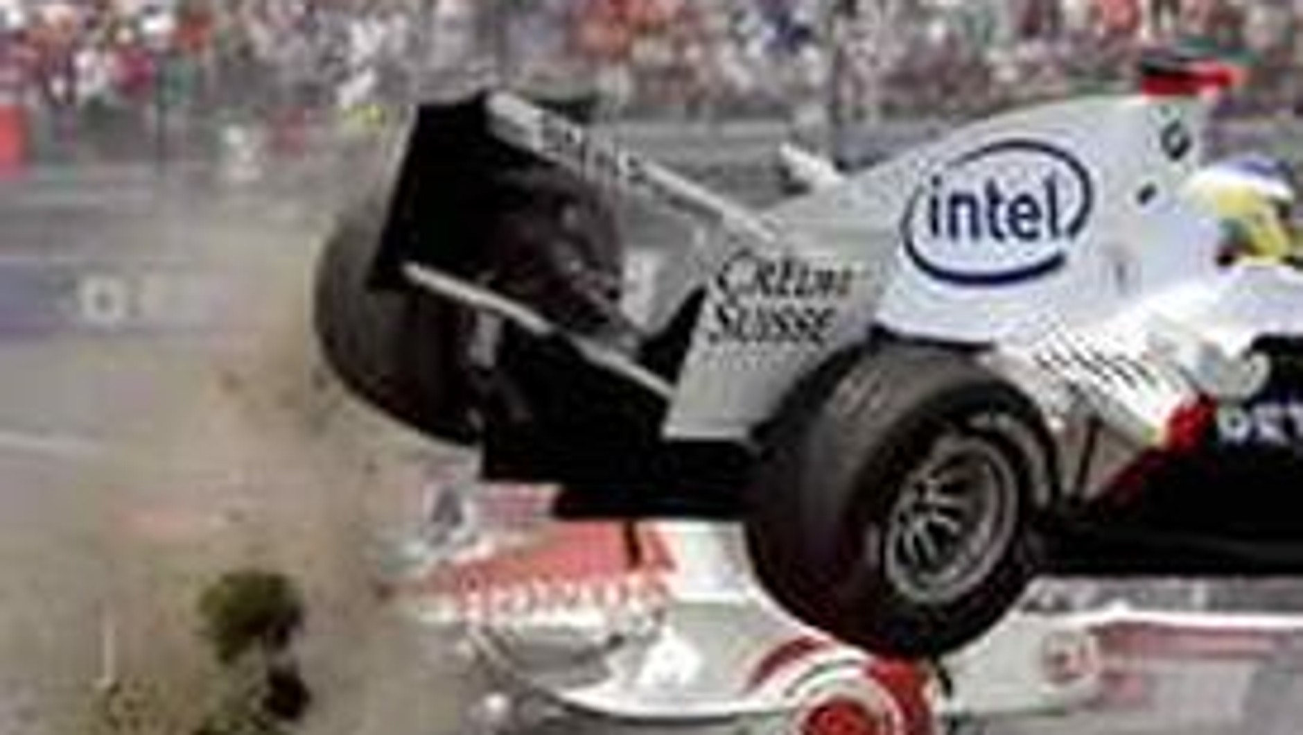 Grand Prix Kanady 2007: groźnie wyglądający wypadek Kubicy
