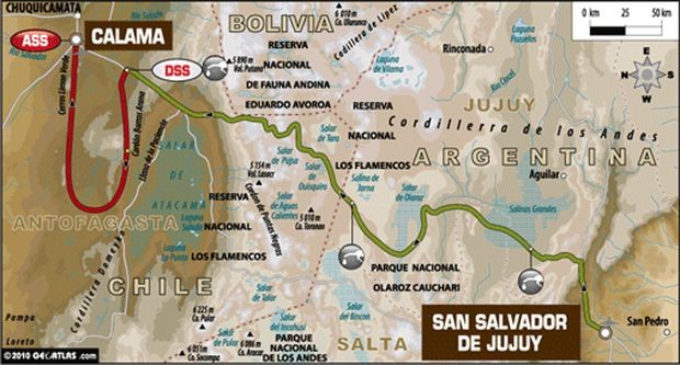 Rajd Dakar 2011: Hołowczyc utrzymał pozycję, Czachor awansuje (4.etap, wyniki)