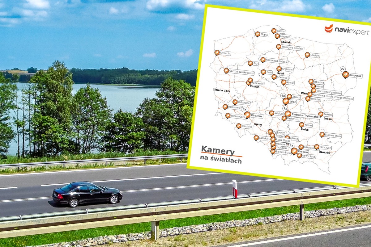 Mamy wielką listę i mapę punktów, gdzie system RL wlepia 15 pkt karnych mandatu. Z automatu