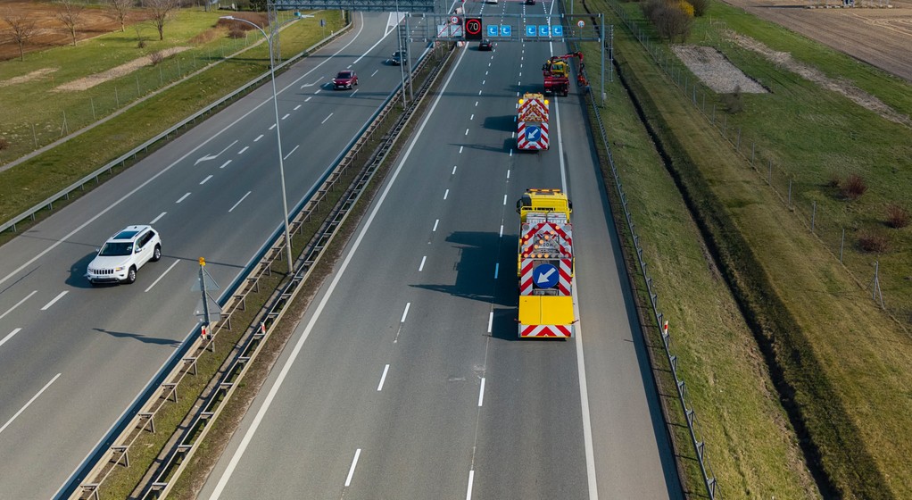 Prace utrzymaniowe na autostradzie A2