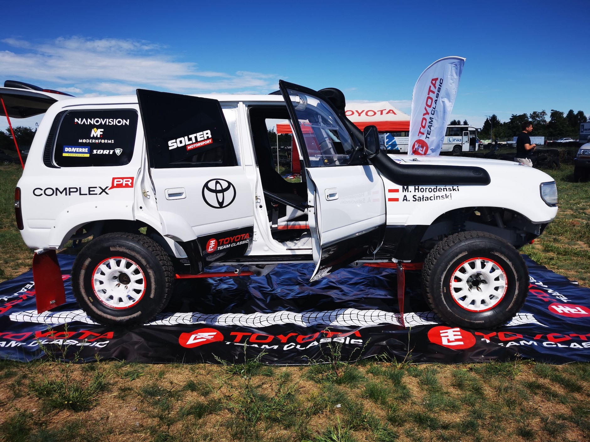 Toyota Land Cruiser HDJ80 w wersji przystosowanej do rajdów ekstremalnych