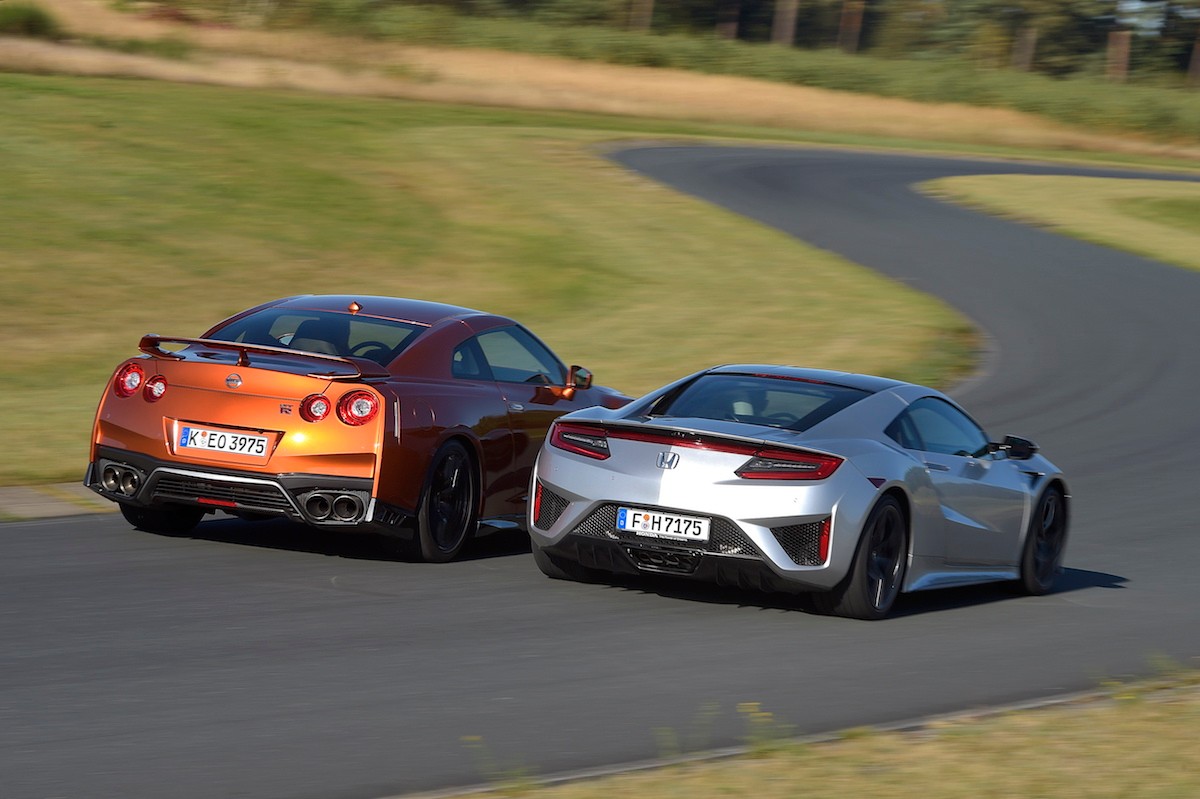 Honda NSX kontra Nissan GT-R